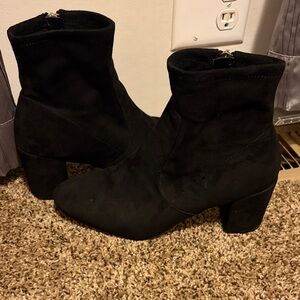 Sugar Black Ankle Booties
